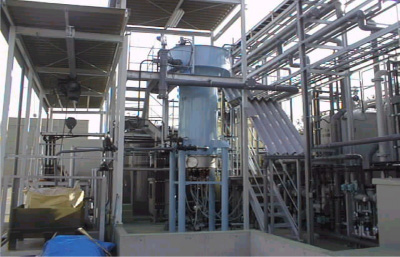 Hydrofluoric acid recycling facility
