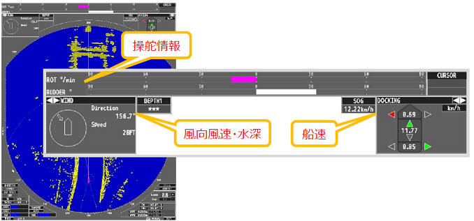 図3 コニング情報表示画面