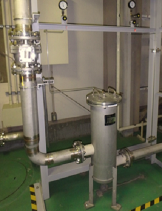 Compressor filter (before renovation)