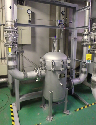 Compressor filter (after renovation)