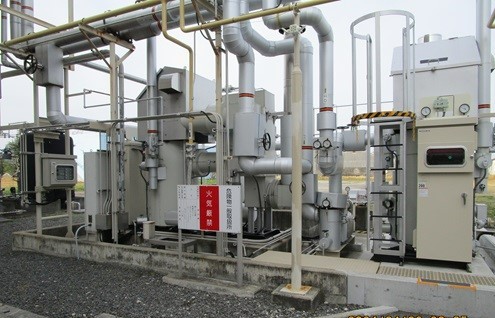 High-efficiency city gas-fired boiler