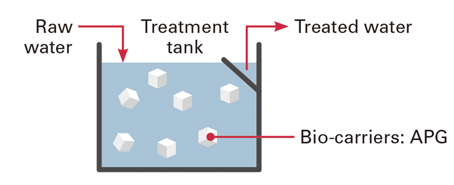Water purification tank and APG