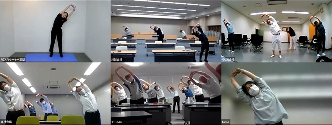 ⑥インストラクターによるWEBでの運動体験セミナー