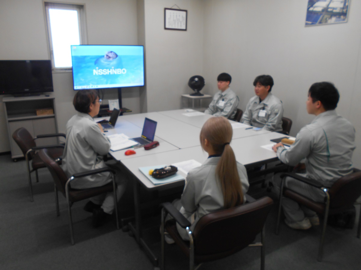 新入社員・転入者TISAX®教育の様子