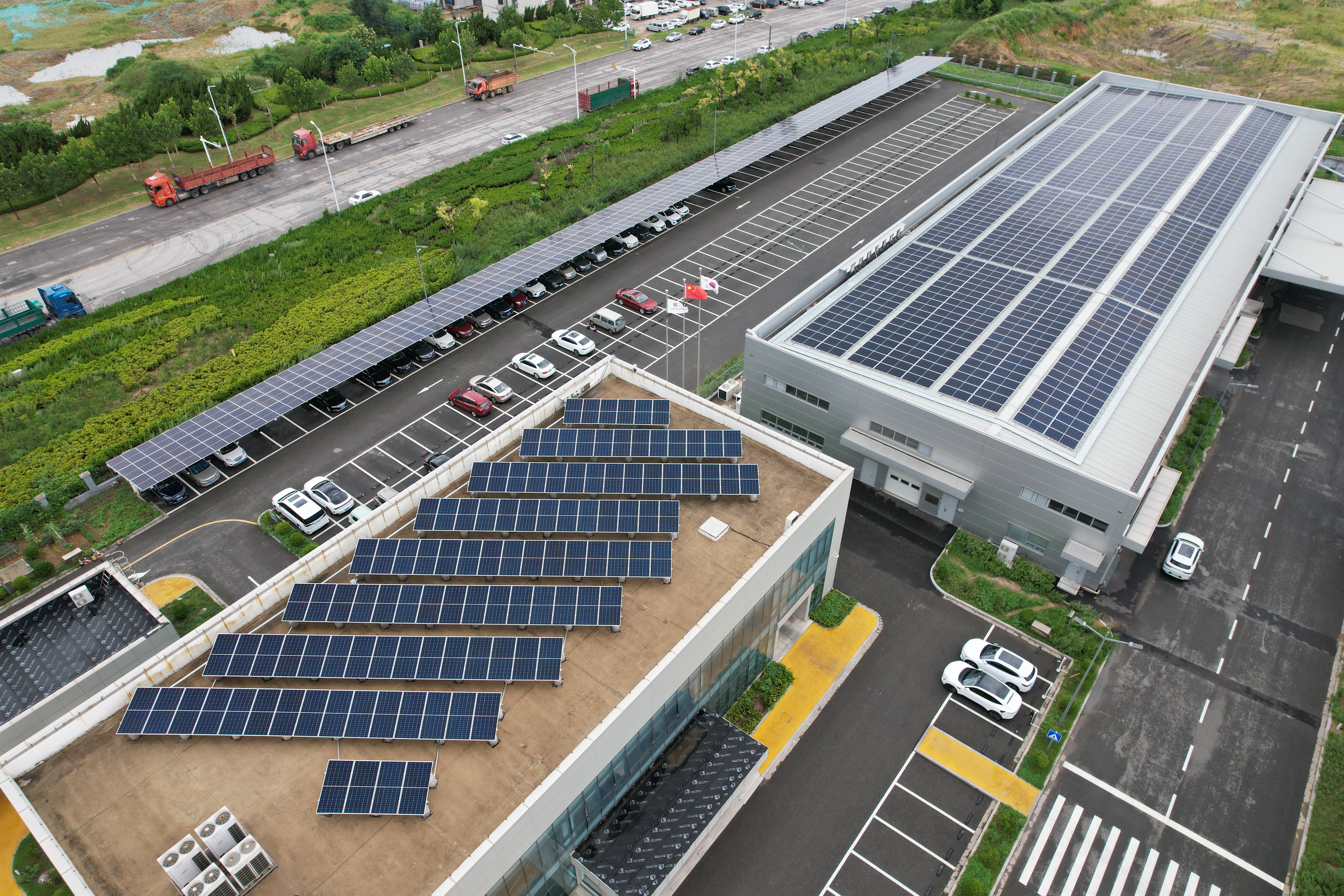 第1期プロジェクトで設置された太陽光発電設備